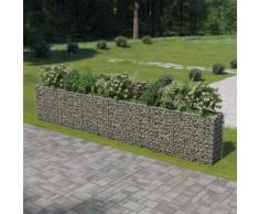 vidaXL Gabionen-Hochbeet Verzinkter Stahl 540×50×100 cm
