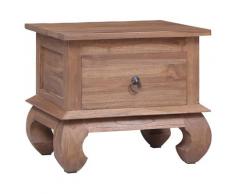 vidaXL Nachttisch 45×35×40 cm Massivholz Teak