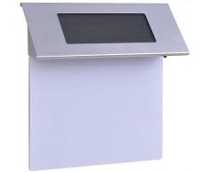 vidaXL Solar LED Hausnummernleuchte Edelstahl