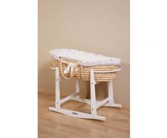 CHILDHOME Moseskorb mit Matratze und Bezug Natur Golden