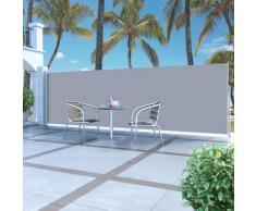vidaXL Ausziehbare Seitenmarkise 160x500 cm Creme