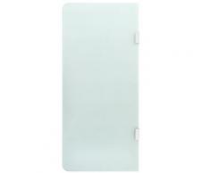 vidaXL Urinal-Trennwand Wandmontage 90 x 40 cm Hartglas
