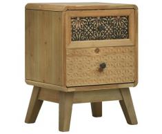 vidaXL Nachttisch Braun 37 x 30 x 51 cm Holz