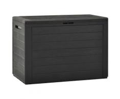 vidaXL Gartenbox Anthrazit 78x44x55 cm