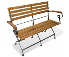 vidaXL Gartenbank Klappbar 112 cm Massivholz Akazie
