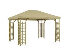 vidaXL Pavillon 4x3 m Beige