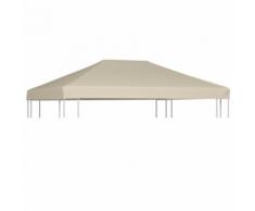 vidaXL Pavillondach 310 g/m² 4×3 m Beige