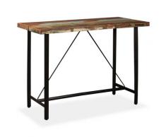 vidaXL Bartisch Altholz Massiv 150 x 70 x 107 cm