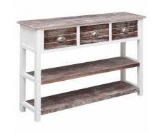 vidaXL Sideboard Antik Braun 115 x 30 x 76 cm Holz