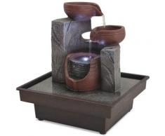 vidaXL Zimmerbrunnen mit LED Polyresin