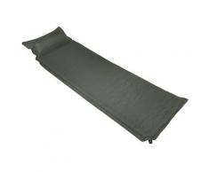 vidaXL Aufblasbare Isomatte mit Kissen 66 x 200 cm Dunkelgrün