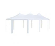 vidaXL Pavillon 834 x 448 x 320 cm Weiß