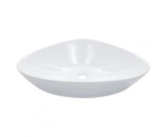 vidaXL Waschbecken 58,5 x 39 x 14 cm Keramik Weiß