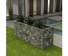 vidaXL Gabionen-Hochbeet Stahl 270×90×100 cm