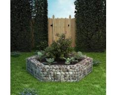 vidaXL Sechseckiges Gabionen-Hochbeet 200x173x40 cm