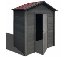 vidaXL Gartenhaus Gerätehaus Geräteschuppen WPC 178x118x237 cm Grau