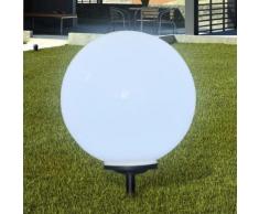 vidaXL Außenlampe Solarkugel Kugellampe Solarlampe LED 1 tlg.