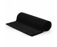 vidaXL Fußmatte Kokosfaser 24 mm 100x200 cm Schwarz