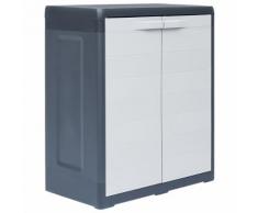 vidaXL Gartenschrank XL 78 x 46 x 94 cm Kunststoff