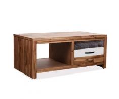 vidaXL Couchtisch Akazie Massivholz 90x50x37,5 cm