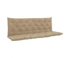 vidaXL Auflage für Hollywoodschaukel Beige 150 cm Stoff
