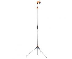 vidaXL Gartendusche mit Stativ 221 cm Aluminium