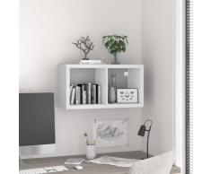 vidaXL Würfelregal Weiß 69,5x29,5x37 cm MDF