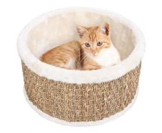 vidaXL Katzenkorb Rund 36 cm Seegras