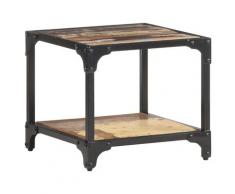 vidaXL Couchtisch 40x40x36 cm Recyceltes Massivholz