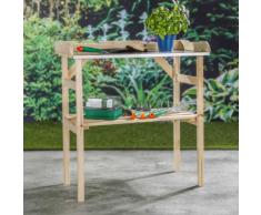 HI Pflanztisch aus Holz 82x38x78 cm