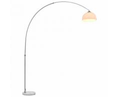 vidaXL Bogenlampe 60 W Silbern E27 200 cm