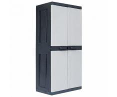 vidaXL Gartenschrank XXL 89 x 54 x 190 cm Kunststoff