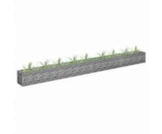 vidaXL Gabionen-Hochbeet Verzinkter Stahl 360×30×30 cm