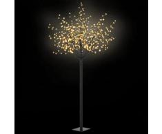 vidaXL LED-Lichterbaum Weihnachten Indoor Outdoor IP44 250 cm Warmweiß