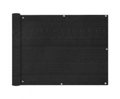 vidaXL Balkonsichtschutz HDPE 90x400 cm Anthrazit