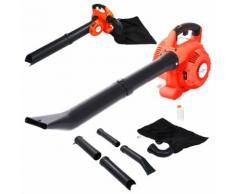 vidaXL 3 in 1 Benzin-Laubbläser 26 ccm Orange