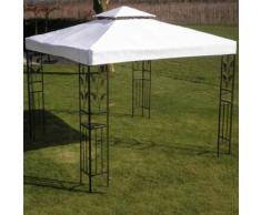 vidaXL Pavillon-Dach Weiß 3 x 3 m Stoff