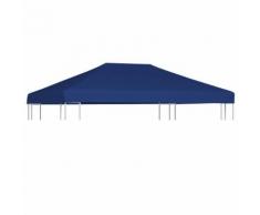 vidaXL Pavillondach 310 g/m² 4x3 m Blau