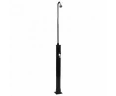 vidaXL Solardusche Schwarz 9 L 214 cm