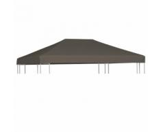 vidaXL Pavillondach 310 g / m² 3x4 m Taupe
