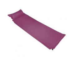 vidaXL Aufblasbare Isomatte mit Kissen 55 x 185 cm Rosa