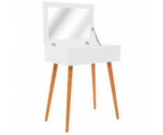 vidaXL Schminktisch mit Spiegel MDF 60 x 40 x 75 cm