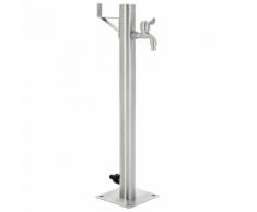 vidaXL Garten-Wassersäule Edelstahl Rund 65 cm