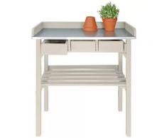 Esschert Design Garten-Arbeitstisch Weiß CF29W