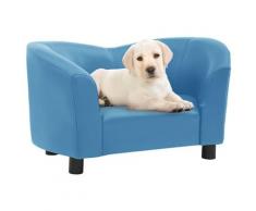 vidaXL Hundesofa Türkis 67x41x39 cm Kunstleder