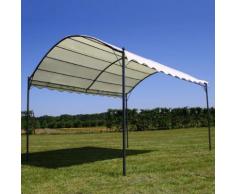 vidaXL Pavillon-Dach Beige 4 x 3 m Stoff