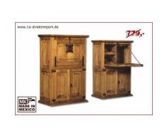 Barschrank Mexico Hacienda, Pinie Massivholzschrank