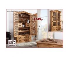 Orig. Mexico Barschrank, Pinie massiv, montiert
