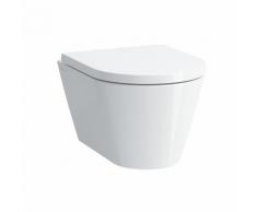 Laufen Wand-Tiefspül-WC Compact Kartell 370x490 kurze Ausführung, spülrandlos LCC weiß, H8203334000 H8203334000001