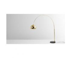 Bow Bogenlampe, Messing und Marmor
